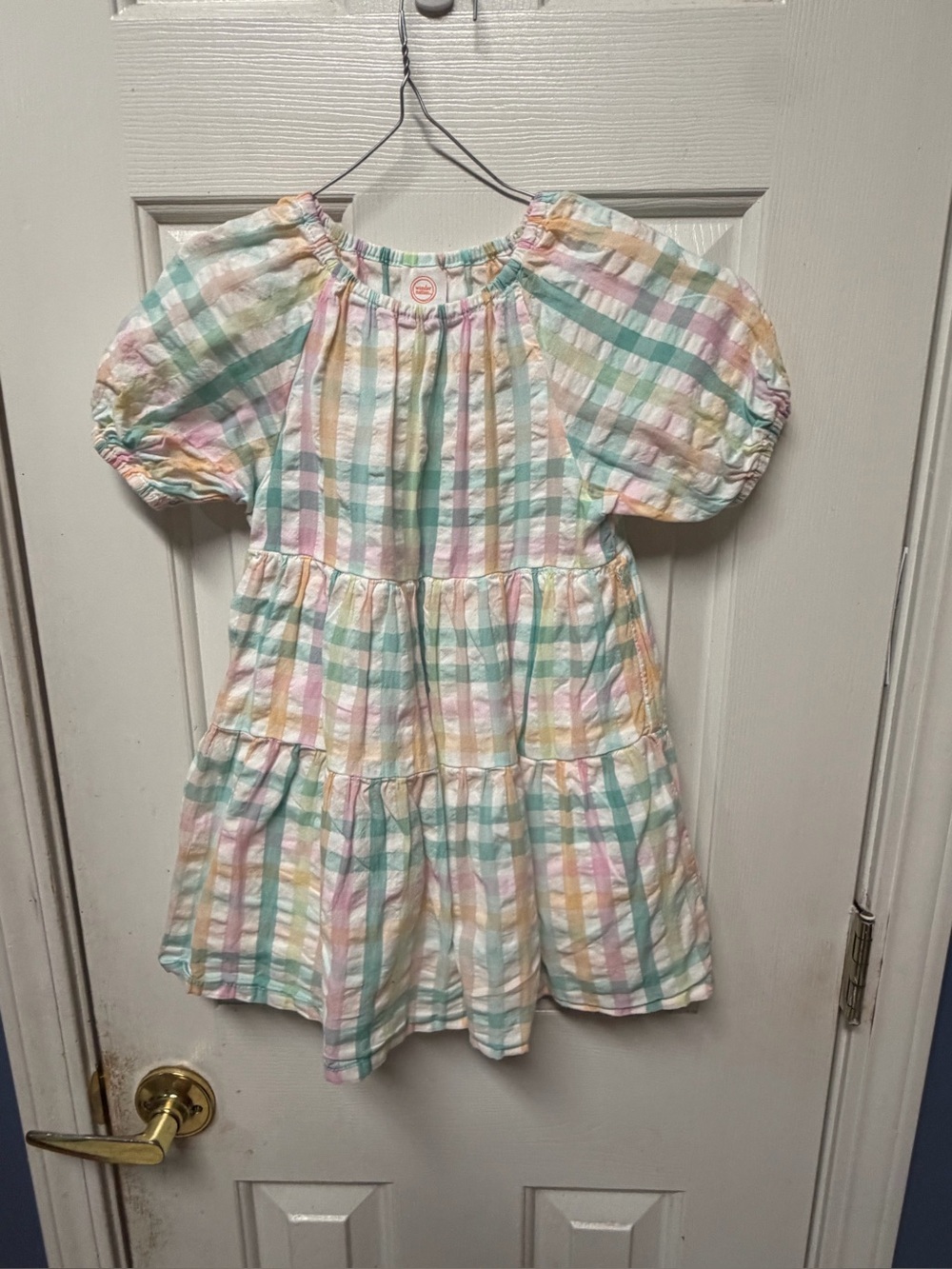 wonder nation Pastel Rainbow Stripe Dress 3T